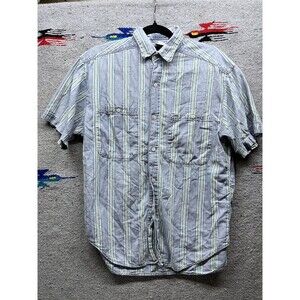 Vintage Guess Georges Marciano thin soft button down short sleeve shirt M-L